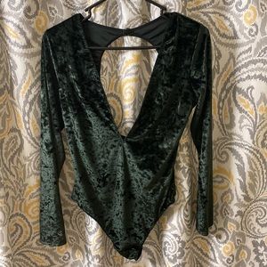 Victoria’s Secret Velvet Bodysuit Teddy🖤